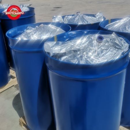 100% натуральные барабаны Томатная паста изготовлена из сырья холодного разрыва с Бриксом 36-38% Соответствует стандартам HACCP