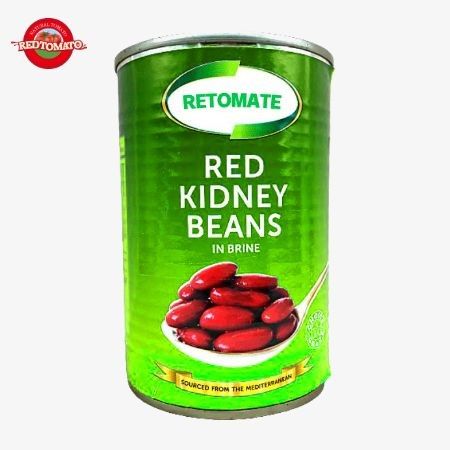 Чистые натуральные консервированные красные бобы в расщелине 400 г с вкусным вкусом