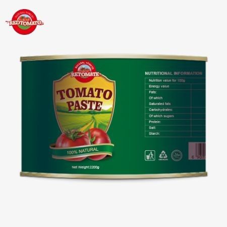 Высококачественный халяльный консервированный томатный продукт 28-30% Концентрированная томатная паста в 2200г Халяльная африканская мусульманская кухня