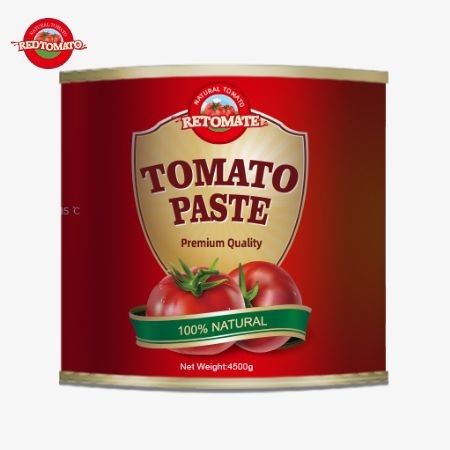 4500 г консервированной томатной пасты соответствует стандартам ISO HACCP и BRC в дополнение к стандартам производства FDA