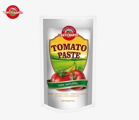 50 грамм торба с томатной пастой соответствует стандартам ISO HACCP и BRC, обеспечивающим соответствие ценам на заводе