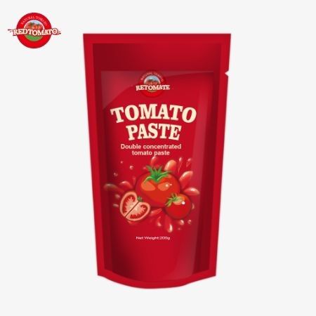 200 грамм торба с томатной пастой соответствует стандартам ISO HACCP и BRC, обеспечивая соответствие фабричной цене.