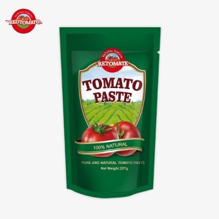 ISO Pouch Tomato Paste 227g Двойная концентрированная томатная паста с чистотой от 30% до 100%