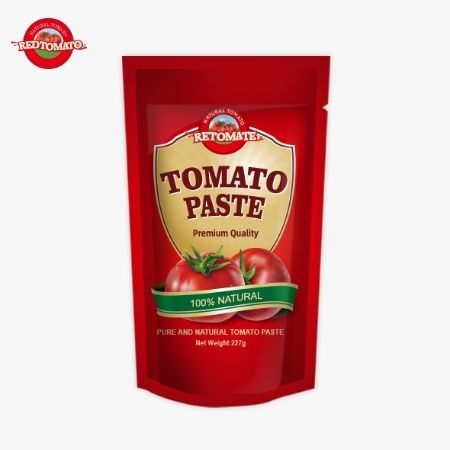 ISO Pouch Tomato Paste 227g Двойная концентрированная томатная паста с чистотой от 30% до 100%