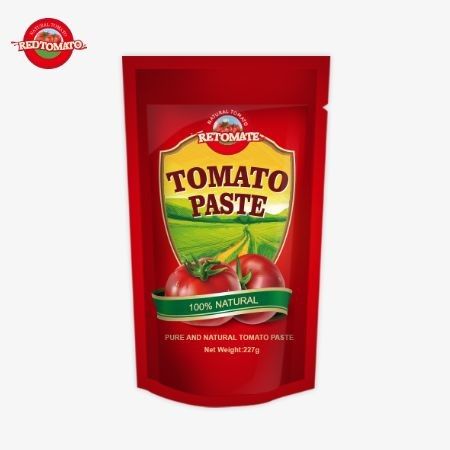 ISO Pouch Tomato Paste 227g Двойная концентрированная томатная паста с чистотой от 30% до 100%