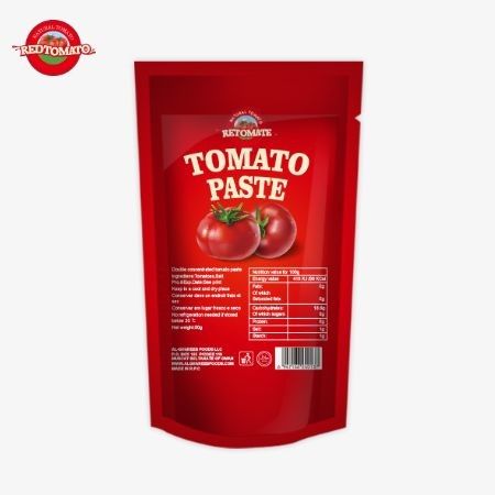 ISO Pouch Tomato Paste 227g Двойная концентрированная томатная паста с чистотой от 30% до 100%