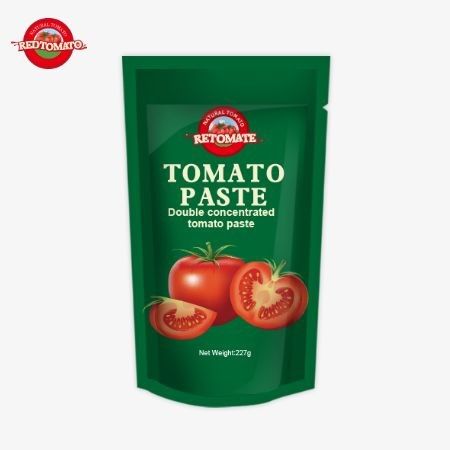 ISO Pouch Tomato Paste 227g Двойная концентрированная томатная паста с чистотой от 30% до 100%