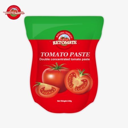 Удобный и вкусный 340 граммовый пакет с красной томатной пастой предлагает восхитительный кулинарный опыт