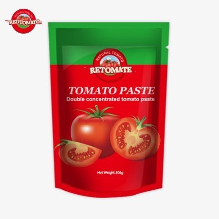 500 граммовый пакет томатной пасты предлагает удобную упаковку и вкус