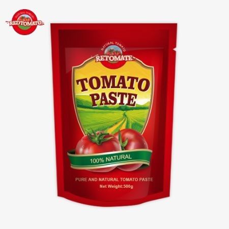 500 граммов томатной пасты, удобная упаковка и вкус.