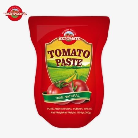 1100 граммов томатной пасты соответствуют стандартам ISO, HACCP и BRC для соответствия ценам на фабрике