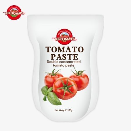 1100 граммов томатной пасты соответствует стандартам ISO HACCP и BRC для соответствия ценам на заводе.