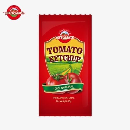 OEM 30г. Помидорный кетчуп с чистым натуральным вкусом, соответствующий стандартам ISO HACCP BRC и FDA