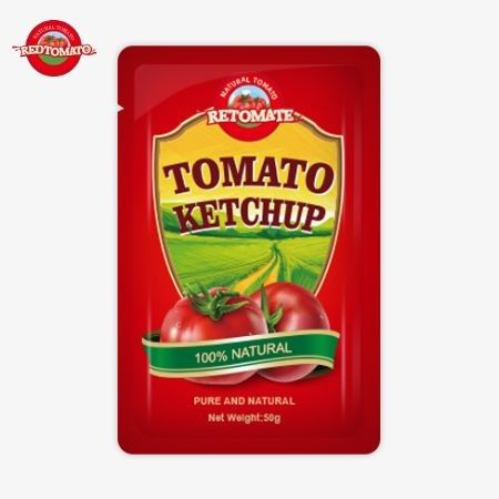 Фабрика на заказ 50г S сакет кетчуп для обеспечения ISO HACCP FDA сертификация лучший продавец мира