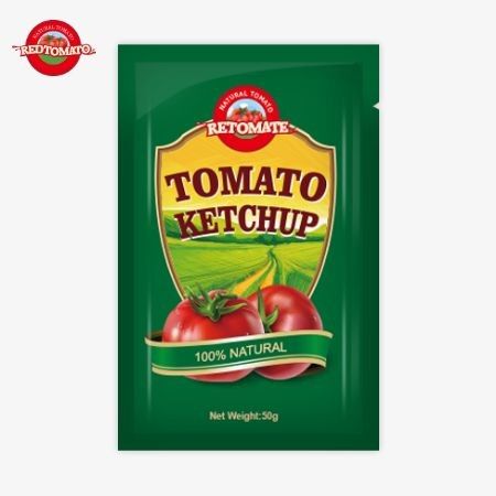 Премиальные 50 граммовые пакеты кетчупа из Китая, сертифицированные ISO, HACCP и FDA, доступны по заводским ценам.