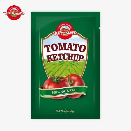 OEM Премиум 50г Маленький пакет кетчупа с заводской ценой Китай Фабрика прямые продажи