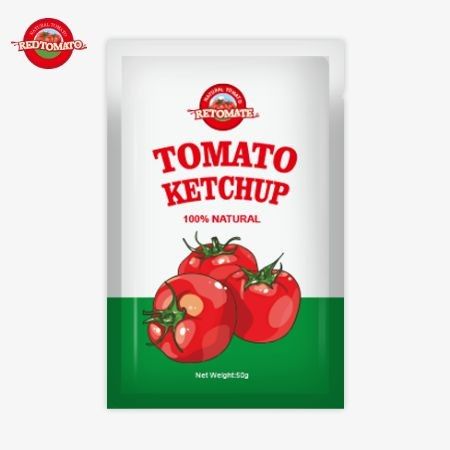 Китайская фабрика прямая продажа OEM премиум 50г мелкий пакет кетчуп заводская цена прямая продажа