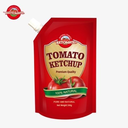 OEM 200 г кеч-сакета с чистым натуральным вкусом идеально подходит для заводской цены в Китае