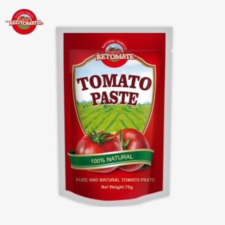 Redtomato Brand 70g Premium Double Concentrated Tomato Paste Bag - богатый вкус удобный дизайн