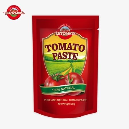 Redtomato Brand 70g Premium Double Concentrated Tomato Paste Bag - богатый вкус удобный дизайн