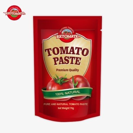 Redtomato Brand 70g Premium Double Concentrated Tomato Paste Bag - богатый вкус удобный дизайн