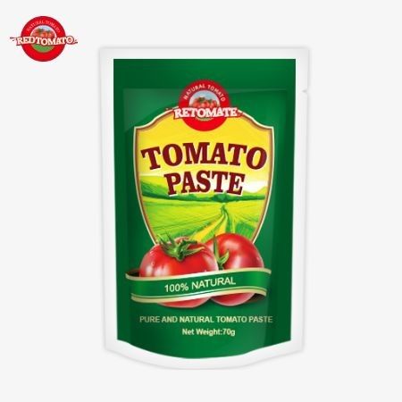 Redtomato Brand 70g Premium Double Concentrated Tomato Paste Bag - богатый вкус удобный дизайн