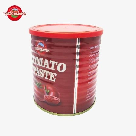 Томатная паста Retomate Own Brand 800г, Brix 28-30%. Предоставляется дизайн бренда и упаковки.