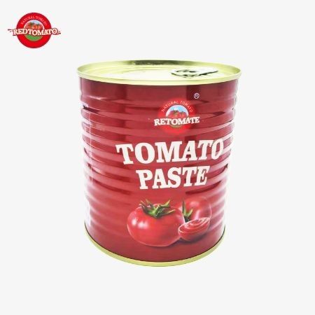 Томатная паста Retomate Own Brand 800г, Brix 28-30%. Предоставляется дизайн бренда и упаковки.