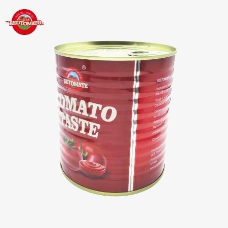 Томатная паста Retomate Own Brand 800г, Brix 28-30%. Предоставляется дизайн бренда и упаковки.