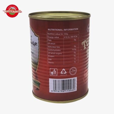 Gransadon 400g Canned Tomato Paste (Brix 24%-26%) – OEM Supported With Custom Packaging Design