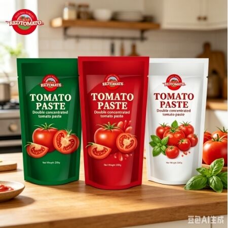 Томатная паста в пакетиках 200 г с тройной концентрацией и стандартами ISO HACCP BRC