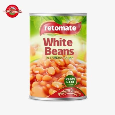 800 г Белые консервы Бобы Чистый натуральный аромат Соленый вкус Сертификат ISO