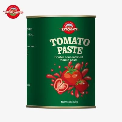 198 грамм консервированной томатной пасты соответствуют стандартам ISO HACCP и BRC, а также стандартам производства FDA.