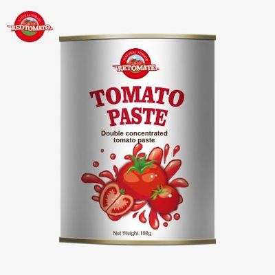 198 грамм соответствует стандартам ISO HACCP и BRC, а также стандартам производства FDA Консервированная томатная паста