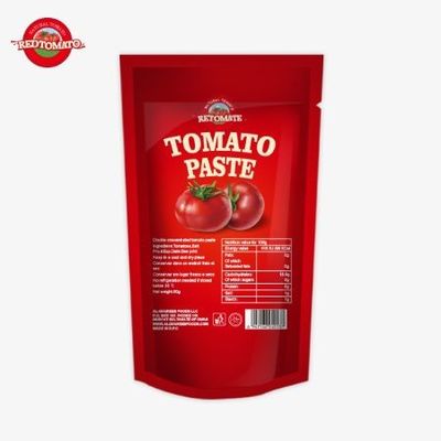 ISO Pouch Tomato Paste 227g Двойная концентрированная томатная паста с чистотой от 30% до 100%