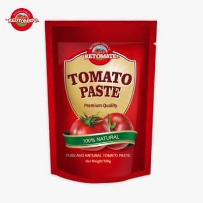 500 граммов томатной пасты, удобная упаковка и вкус.