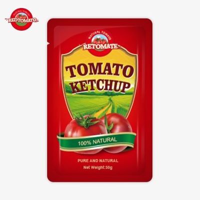 Фабрика на заказ 50г S сакет кетчуп для обеспечения ISO HACCP FDA сертификация лучший продавец мира