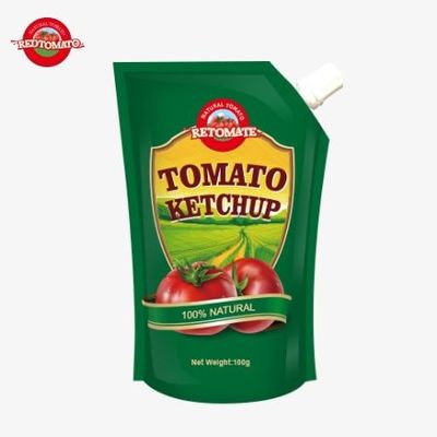 100 г натурального кетчупа OEM Китай Фабричная цена HACCP стандарты FDA