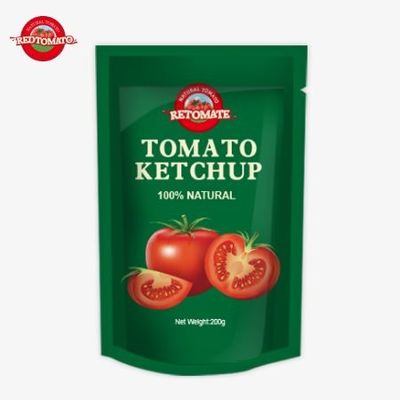 OEM 200 г кеч-пакет чистый натуральный вкус идеально подходит для китайской фабрики