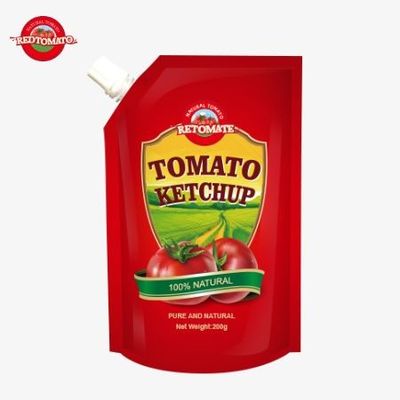 OEM 200 г кеч-сакета с чистым натуральным вкусом, идеально подходит для Китая