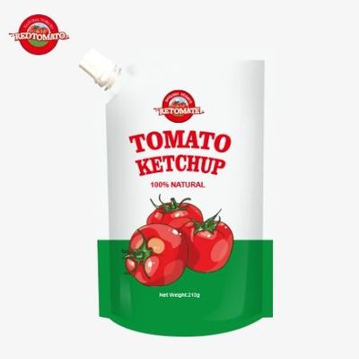 Производство 210 граммовых пакетов кетчупа с чистым натуральным вкусом